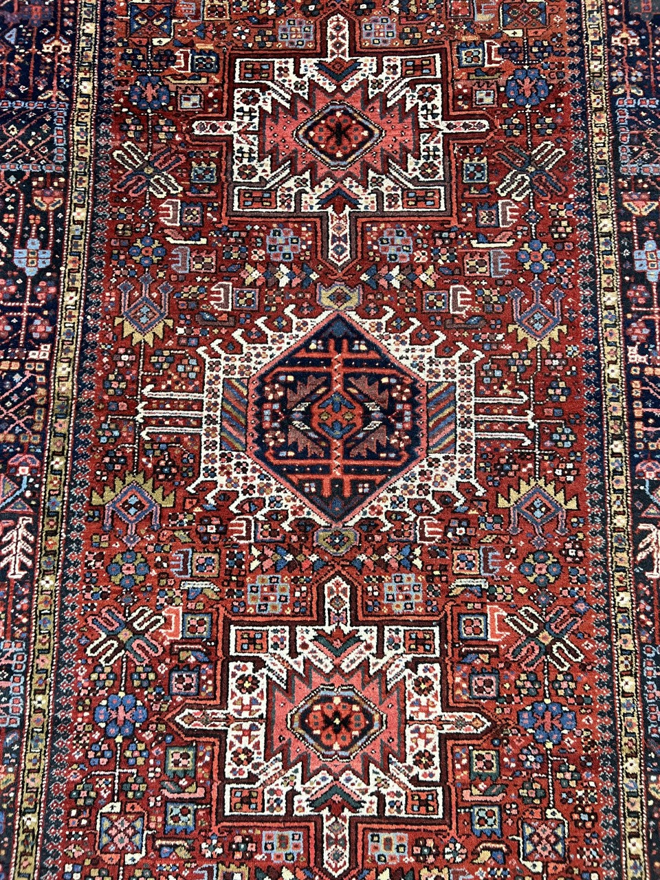 Wonderful antique Heriz Karaja rug - Hakiemie Rug Gallery