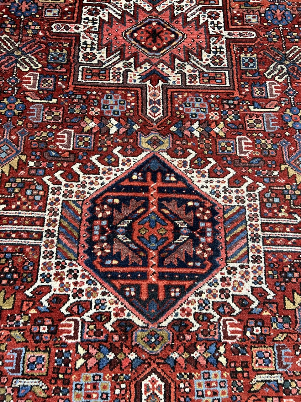 Wonderful antique Heriz Karaja rug - Hakiemie Rug Gallery