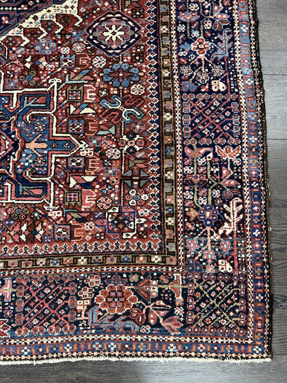 Amazing old antique Heriz -Karaja rug - Hakiemie Rug Gallery