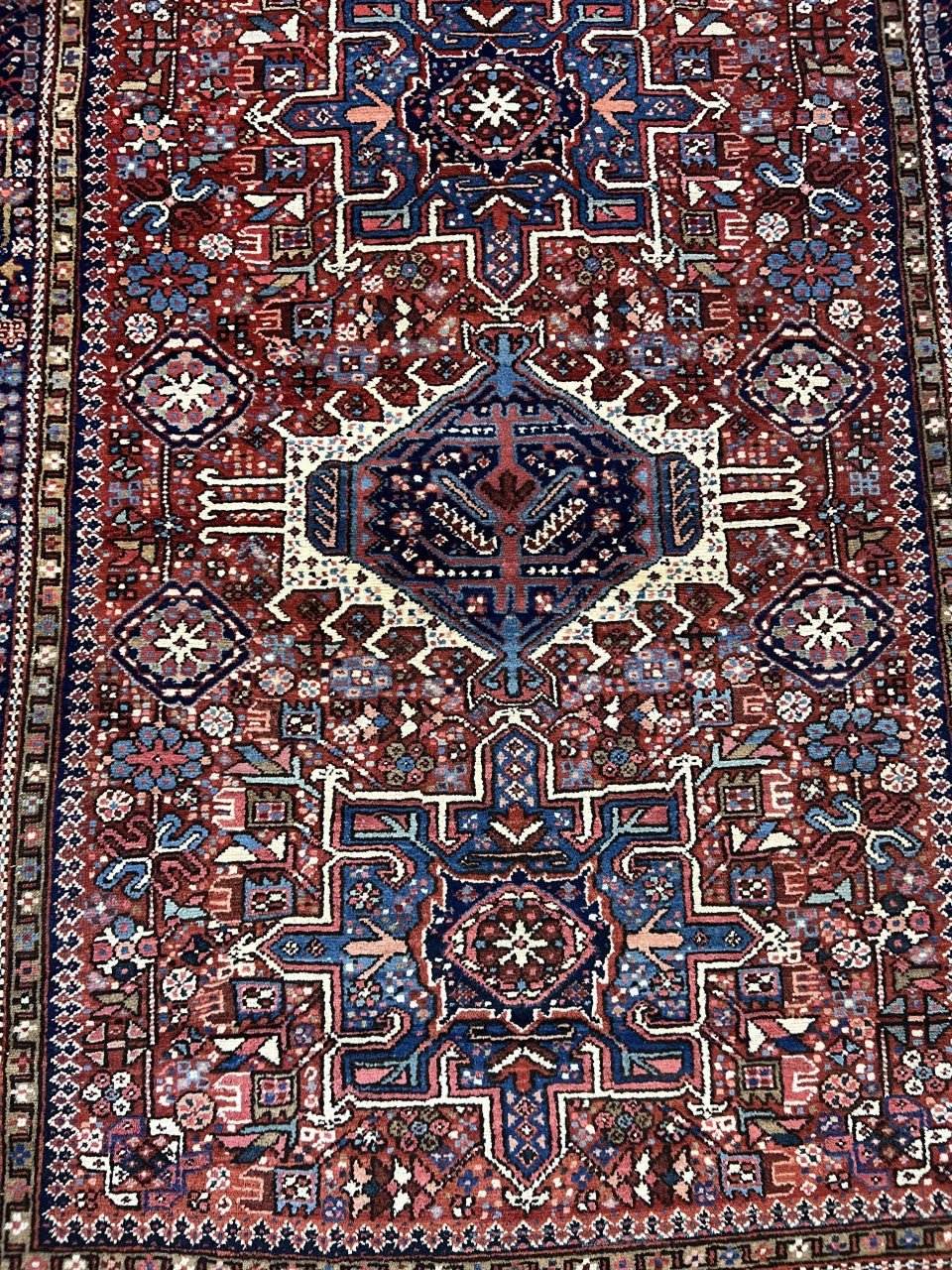 Amazing old antique Heriz -Karaja rug - Hakiemie Rug Gallery