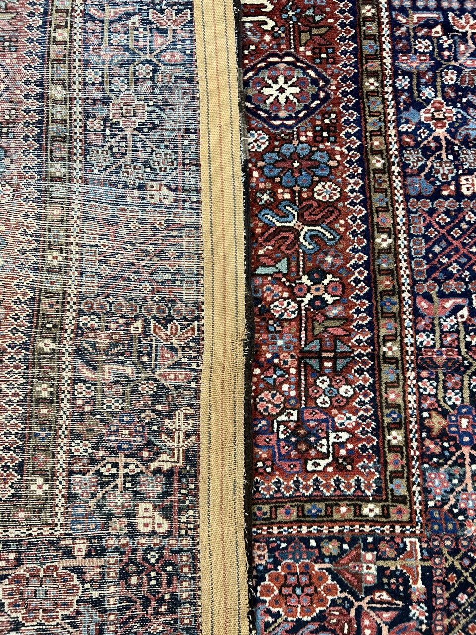 Amazing old antique Heriz -Karaja rug - Hakiemie Rug Gallery