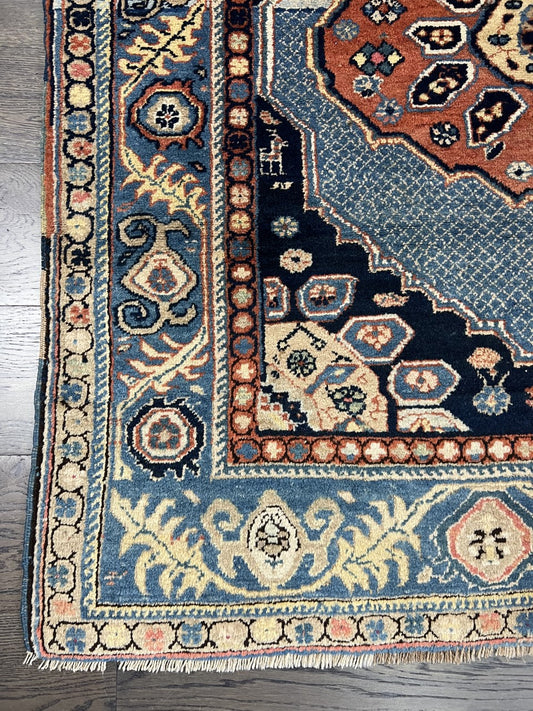 Old Antique Handmade Caucasian Karagha rug