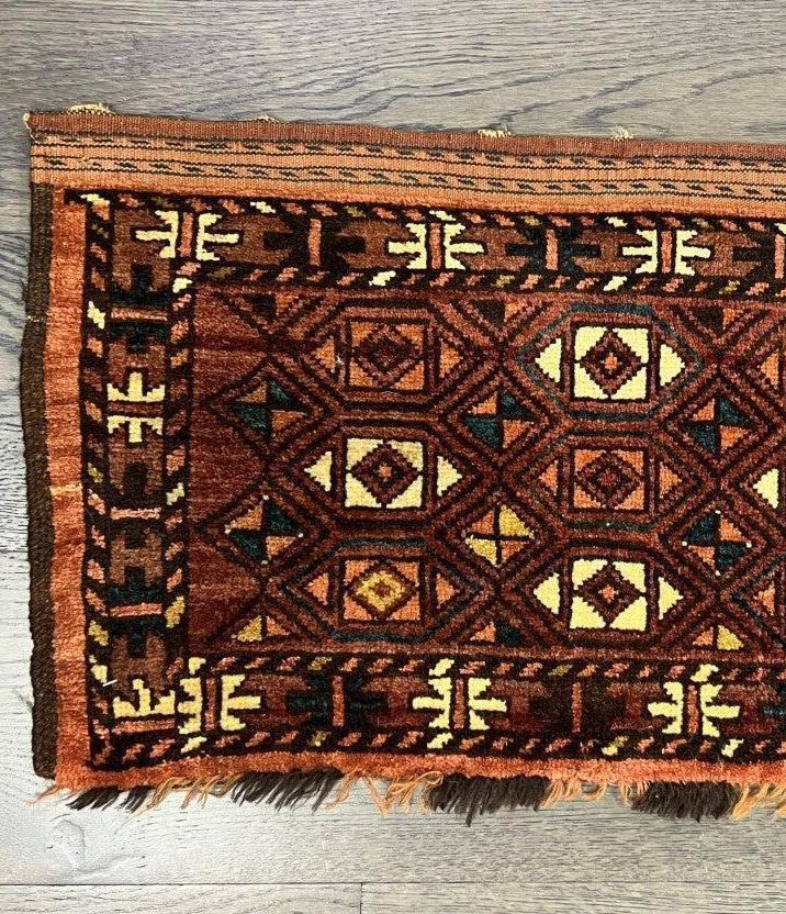 Wonderful old antique Turkmen Ersari Torba - Hakiemie Rug Gallery