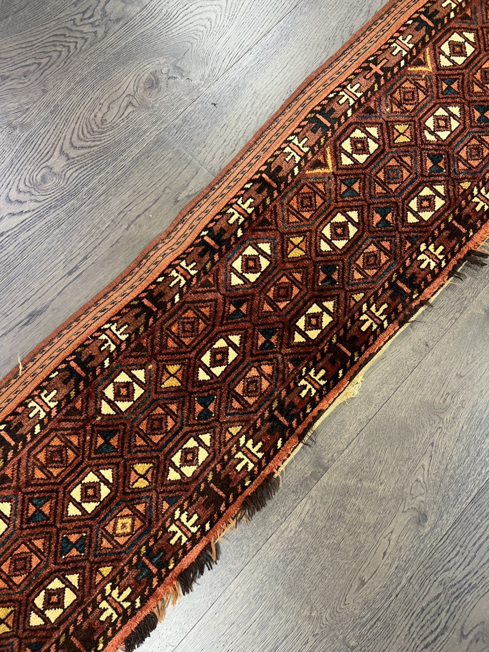 Wonderful old antique Turkmen Ersari Torba - Hakiemie Rug Gallery