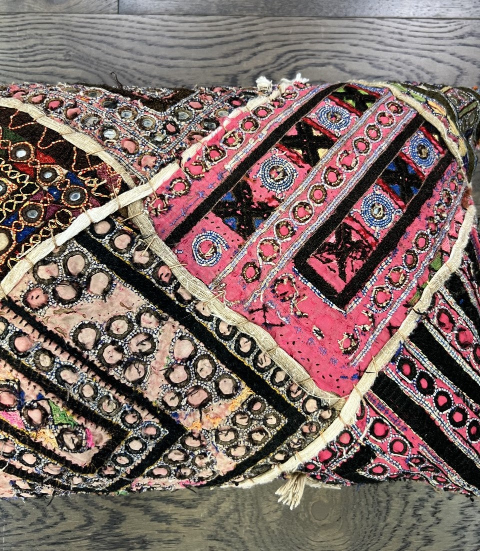 Amazing vintage Indian cushion