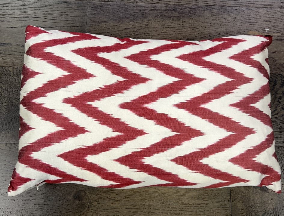 Amazing new Handmade Uzbek Ikat Silk cushion - Hakiemie Rug Gallery