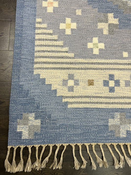 Beautiful Swedish Kilim decorative rug - Hakiemie Rug Gallery