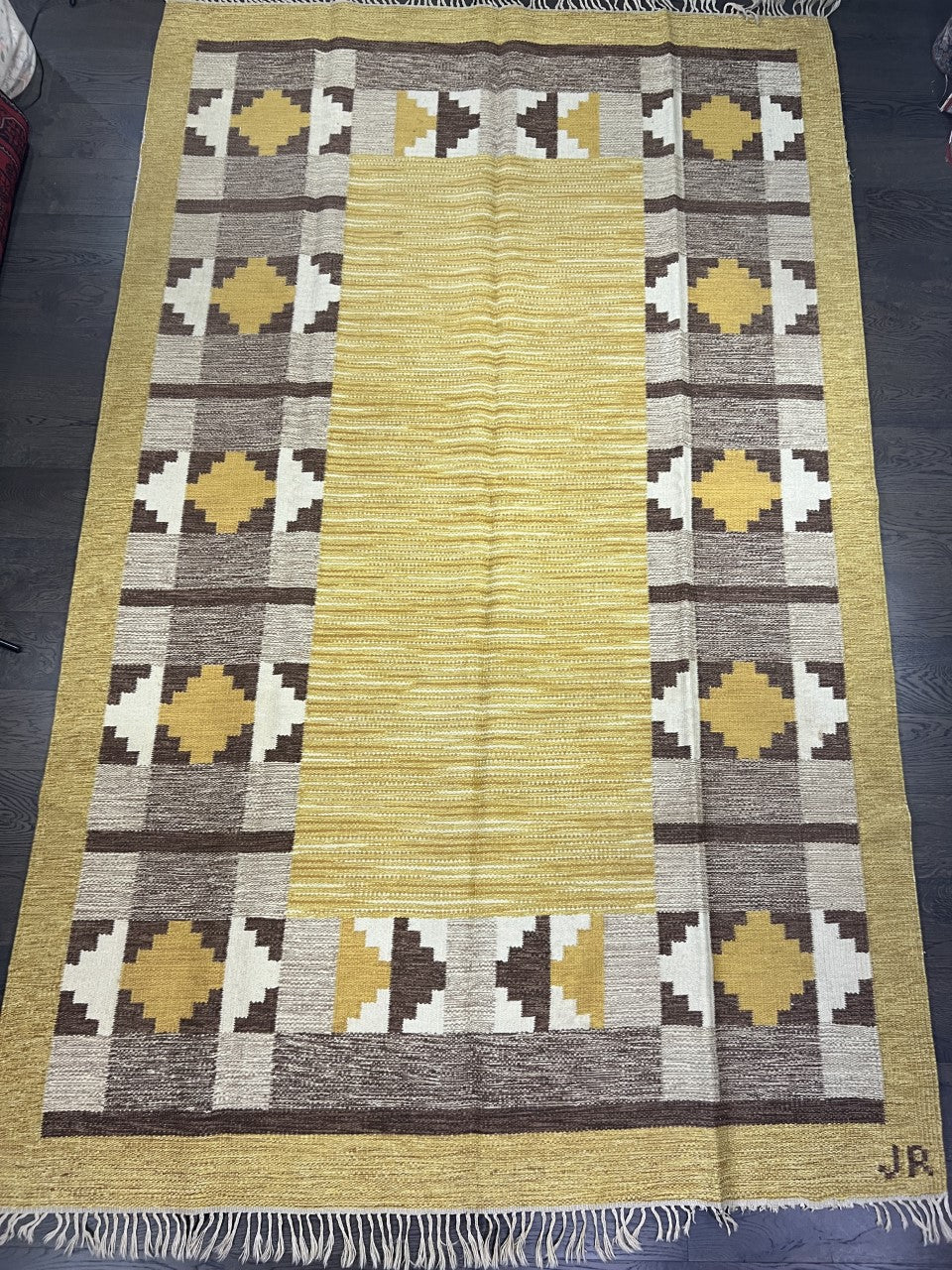 Beautiful Swedish Kilim decorative rug - Hakiemie Rug Gallery