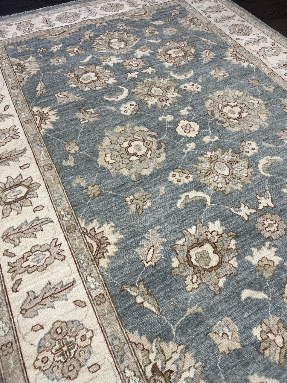 Stunning New handmade Afghan Zigler rug