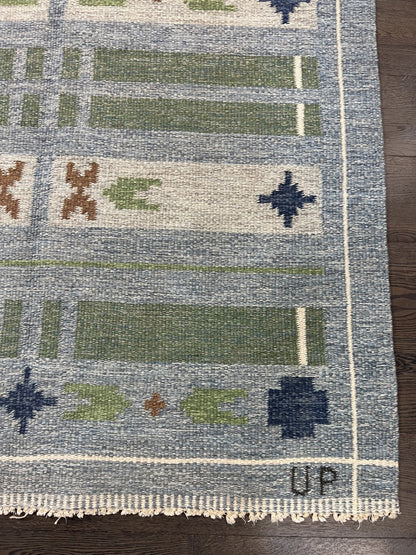 Amazing Swedish Kilim decorative rug - Hakiemie Rug Gallery