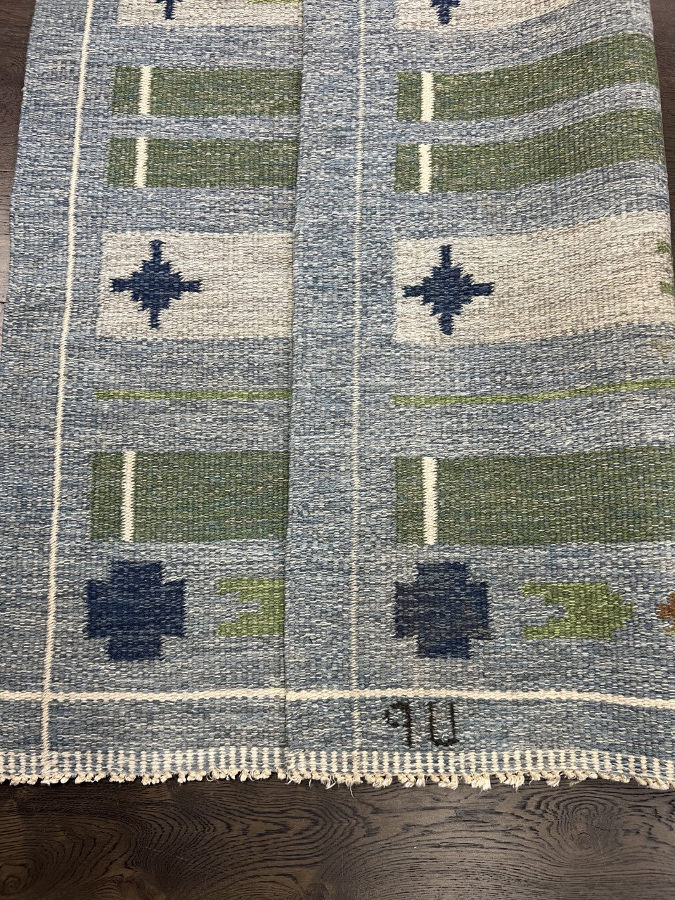 Amazing Swedish Kilim decorative rug - Hakiemie Rug Gallery