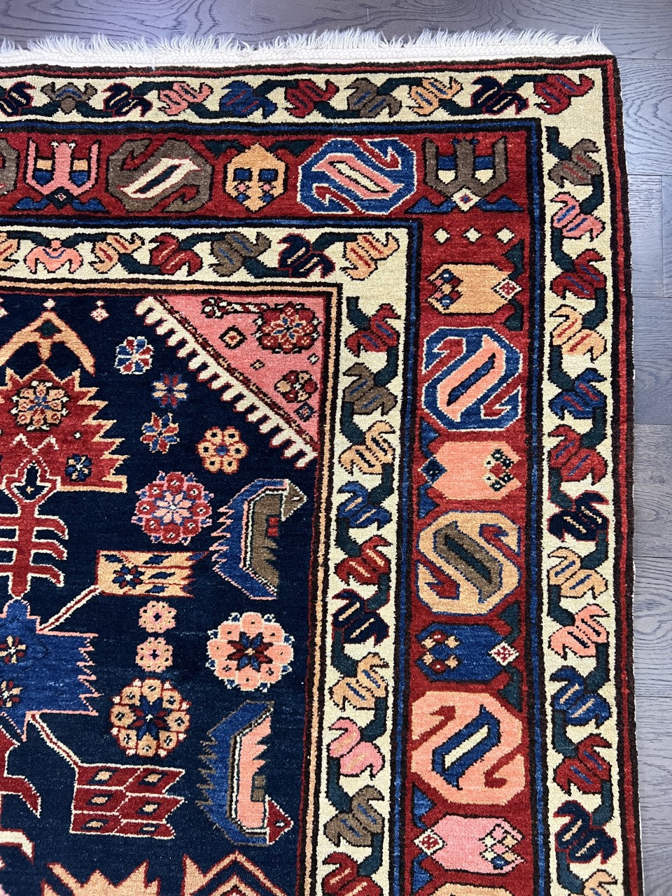 Amazing vintage Handmade Caucasian Shirwan rug - Hakiemie Rug Gallery