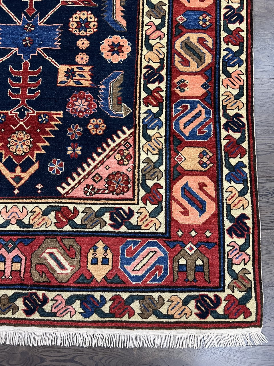 Amazing vintage Handmade Caucasian Shirwan rug - Hakiemie Rug Gallery