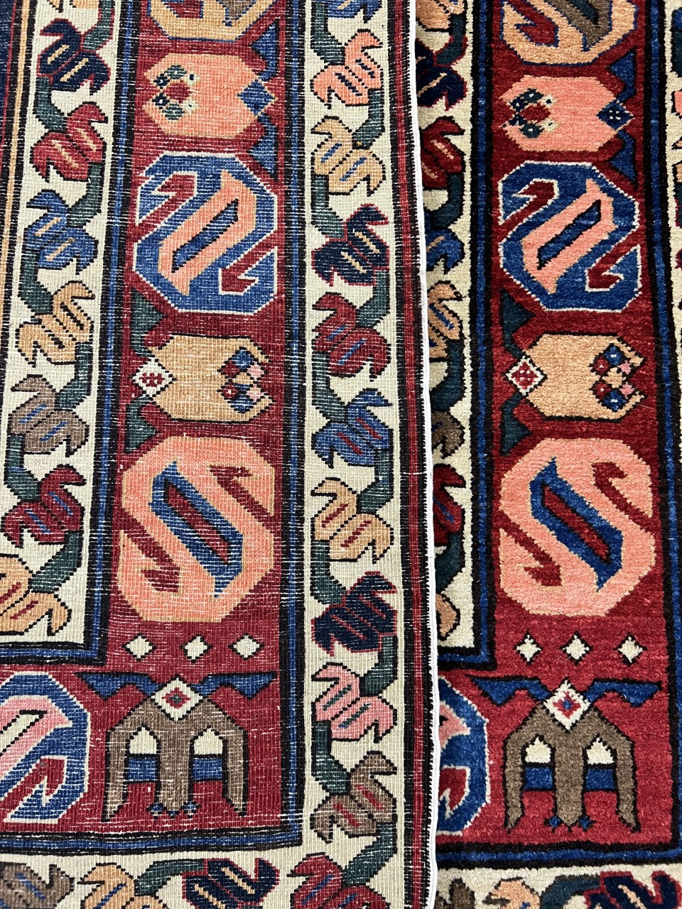 Amazing vintage Handmade Caucasian Shirwan rug - Hakiemie Rug Gallery