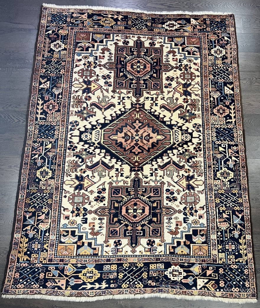 Amazing vintage antique Heriz -Karaja rug - Hakiemie Rug Gallery