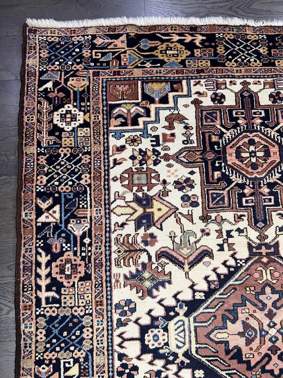 Amazing vintage antique Heriz -Karaja rug - Hakiemie Rug Gallery