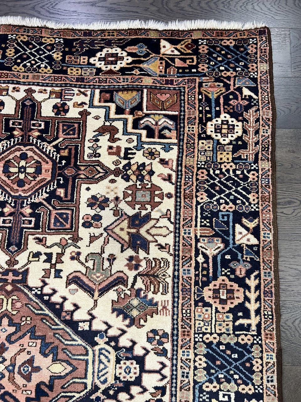 Amazing vintage antique Heriz -Karaja rug - Hakiemie Rug Gallery