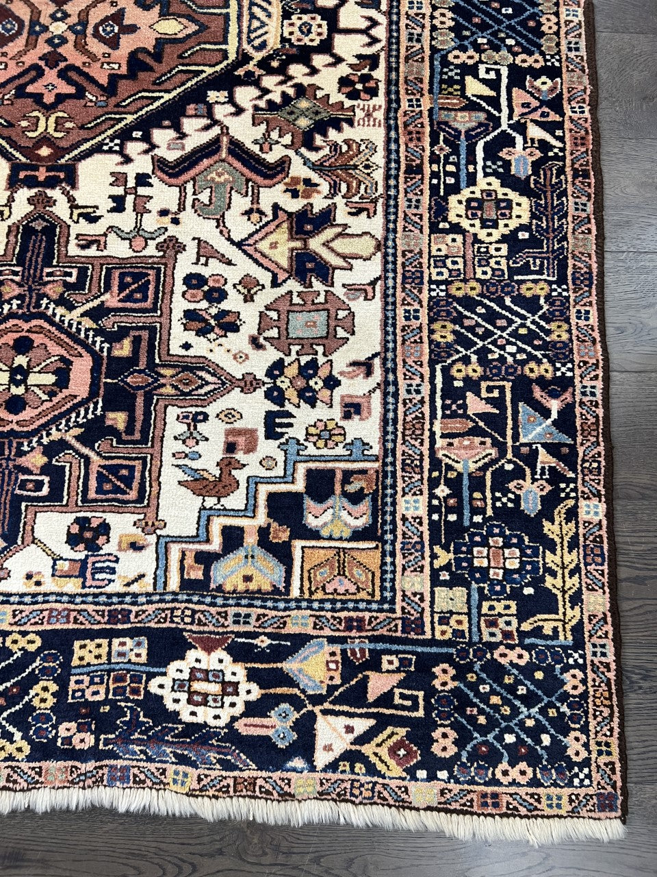 Amazing vintage antique Heriz -Karaja rug - Hakiemie Rug Gallery