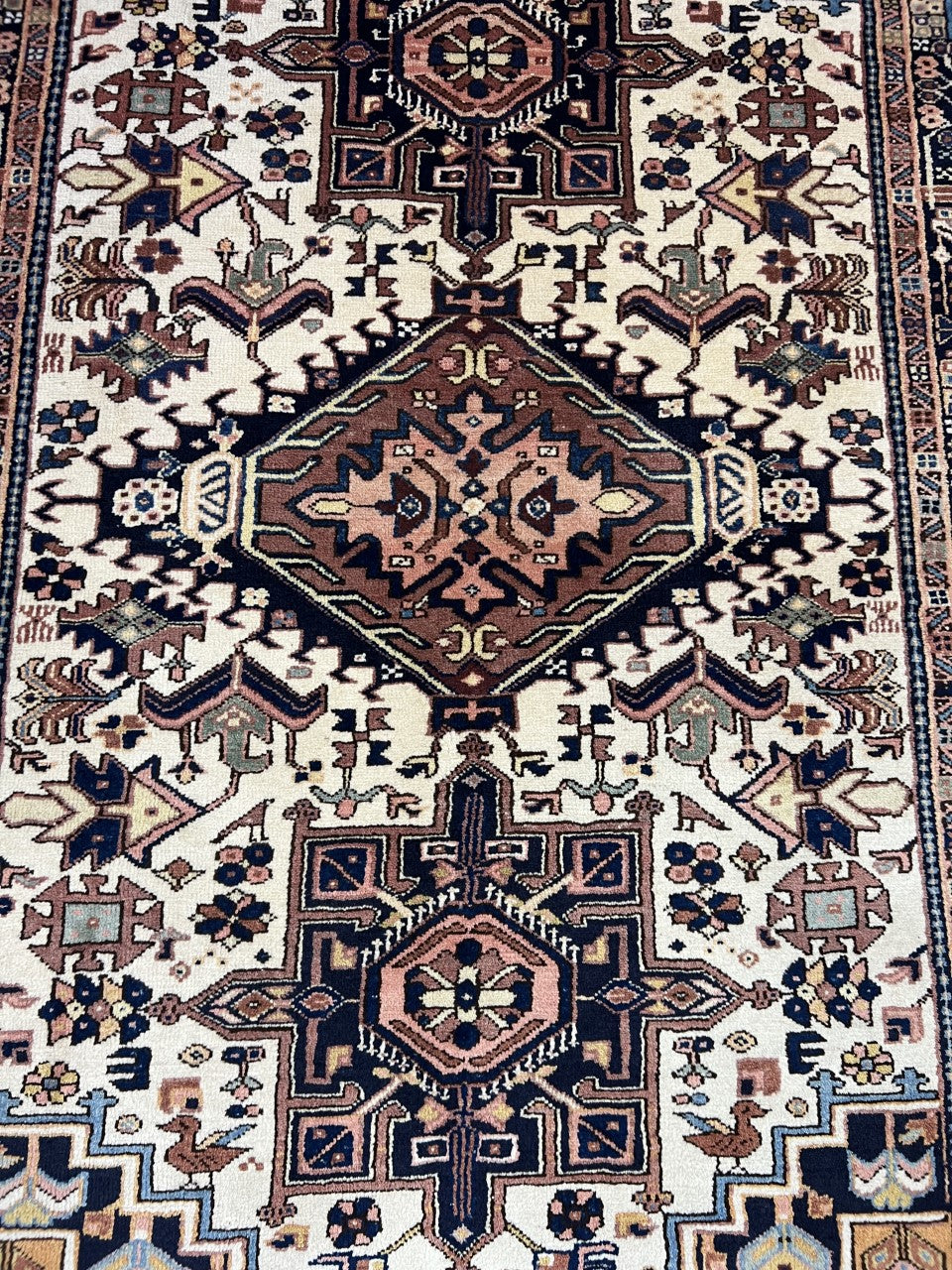 Amazing vintage antique Heriz -Karaja rug - Hakiemie Rug Gallery