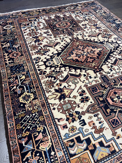 Amazing vintage antique Heriz -Karaja rug - Hakiemie Rug Gallery