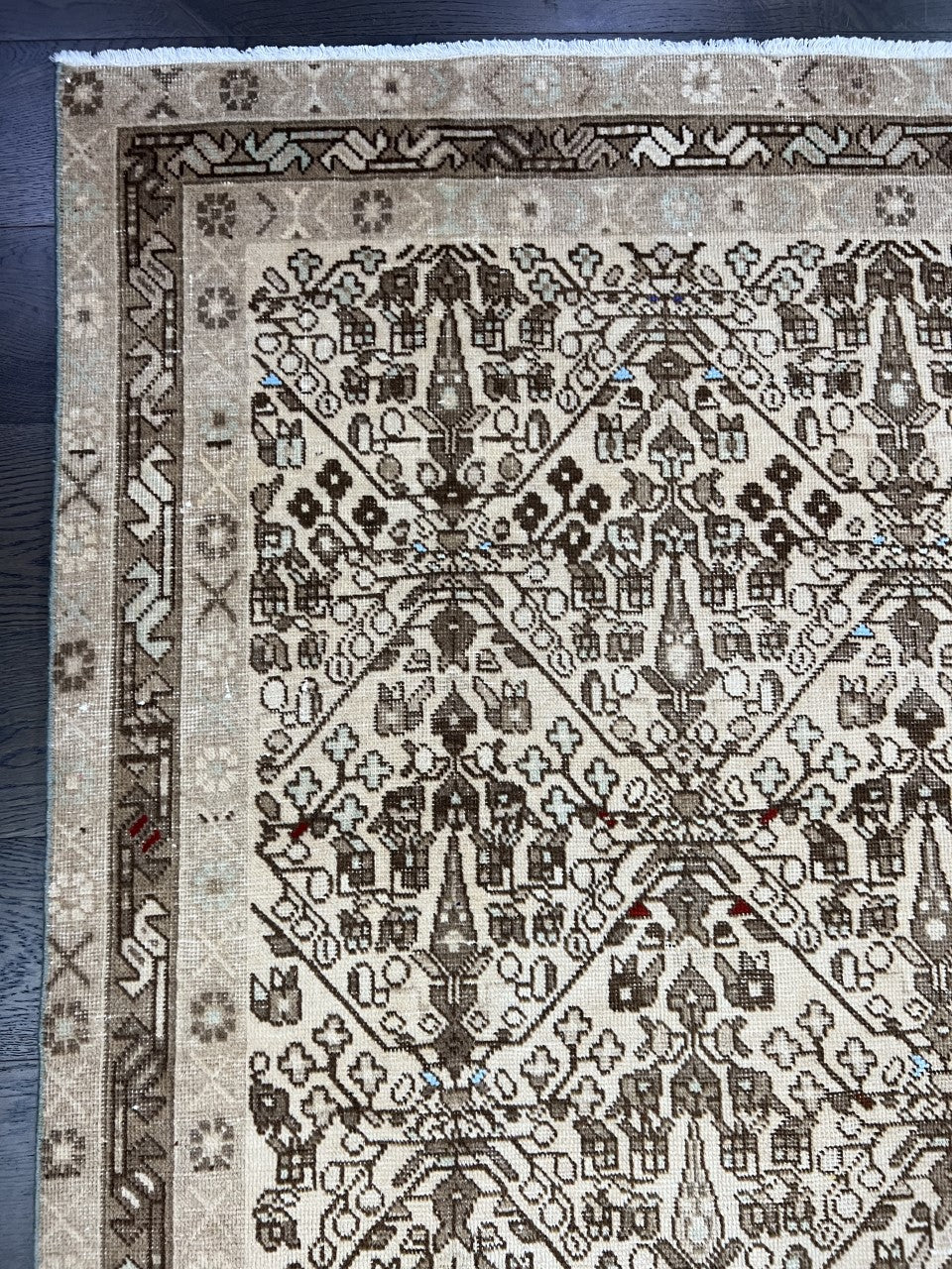 Wonderful vintage Afshar rug - Hakiemie Rug Gallery