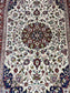 Wonderful vintage decorative Persian qom silk rug. - Hakiemie Rug Gallery