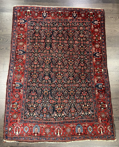 Beautiful old antique decorative Bijar rug - Hakiemie Rug Gallery