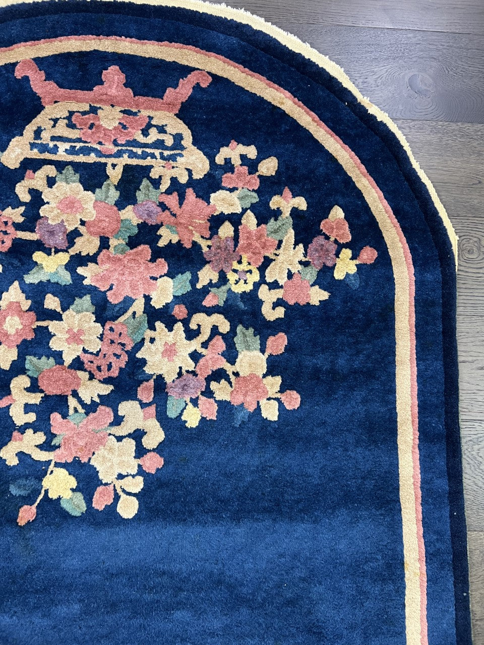 Amazing Old Antique handmade Chinese Nicols rug