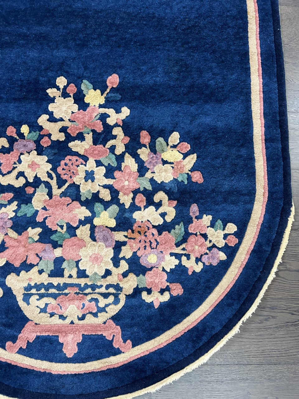 Amazing Old Antique handmade Chinese Nicols rug