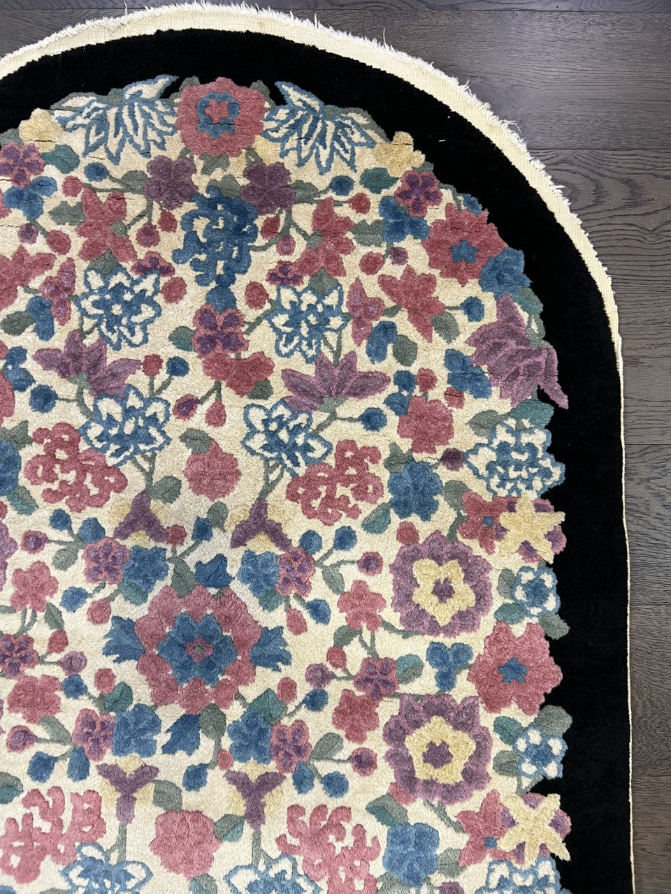 Wonderful Old Antique handmade Chinese Nicols rug