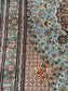Wonderful vintage decorative Qom silk rug