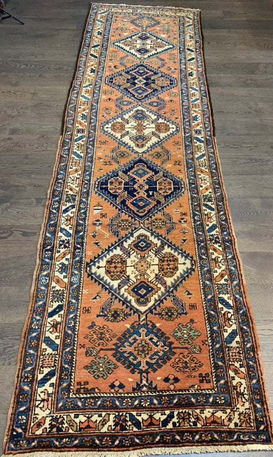 Wonderful antique Handmade Heriz Karaja Runner - Hakiemie Rug Gallery